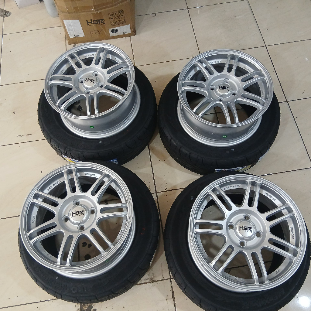 Jual Velg Ring 15 Model Jdm R15 HSR Boon Cocok untuk Brio Agya Etios ...