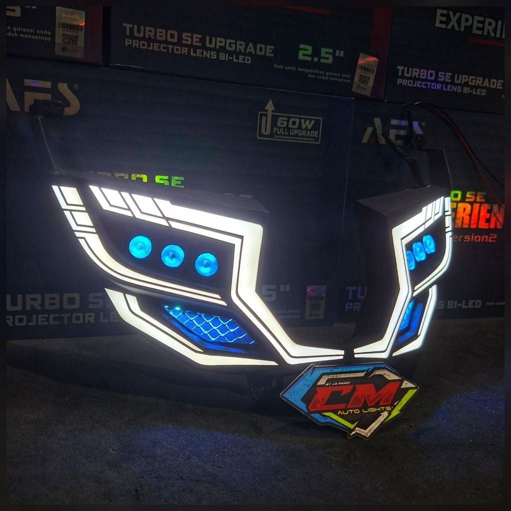 Jual LAMPU ALIS DRL LAZY EYES FRAME BILED NMAX OLD ARKILIK RAPI ALIS ...