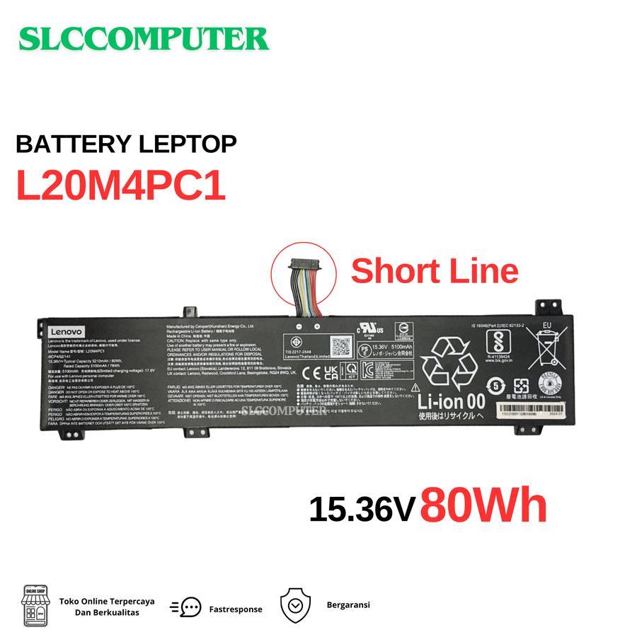 Batteria ANTIEE L20C4PC1 Per Lenovo Legion 5 E 7 – 5210mAh 80Wh, Ricambio Compatibile E Sicuro