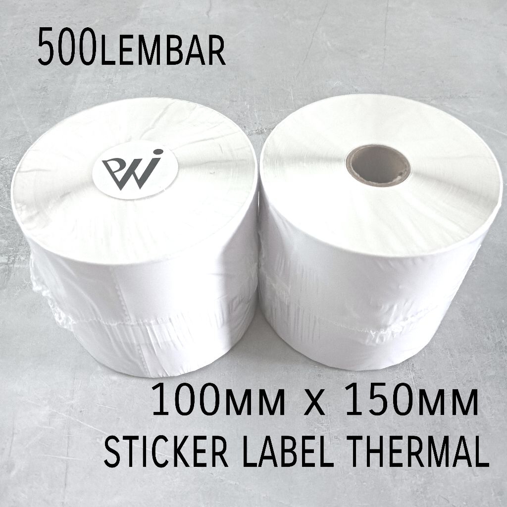 Jual Sticker Label Thermal 100mm x 150mm 500lembar | Shopee Indonesia