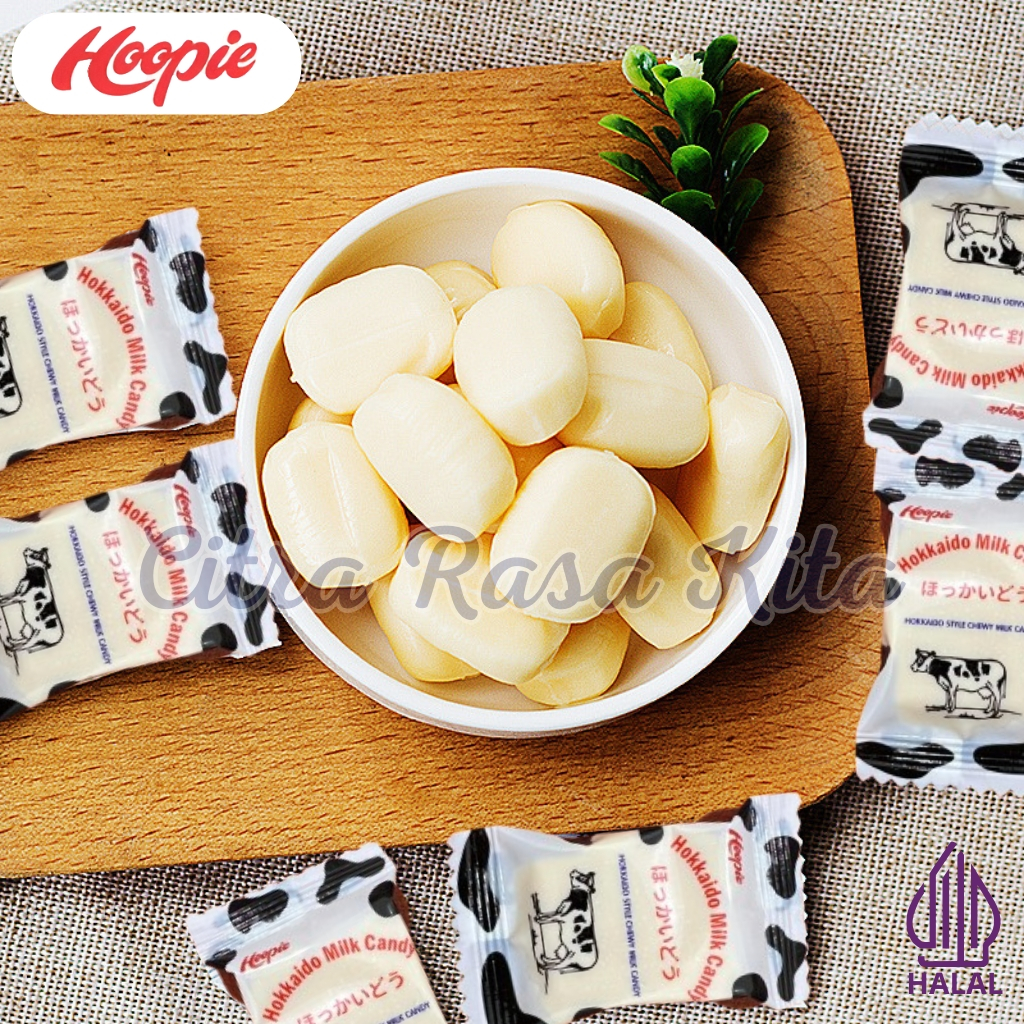 Jual Hoopie Permen Susu Hokkaido Milk Candy Halal 80g | Shopee Indonesia