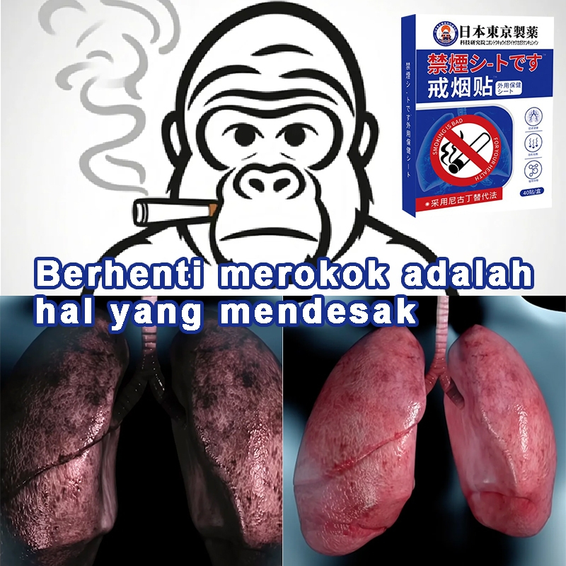 Jual 40 patch/kotak/berhenti merokok/Anti Smoke Patch Koyo Terapi Stop ...