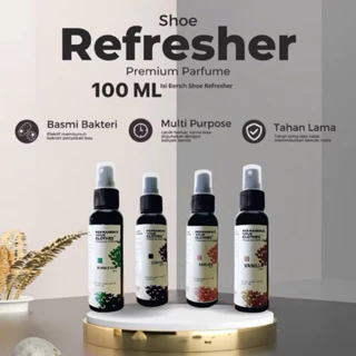 Permanence Your Clothes - Parfum Sepatu Jaket Tas Helm Pembersih Sepatu Anti Bakteri - Perawatan Shoe Parfume Refresher Denim 100ML