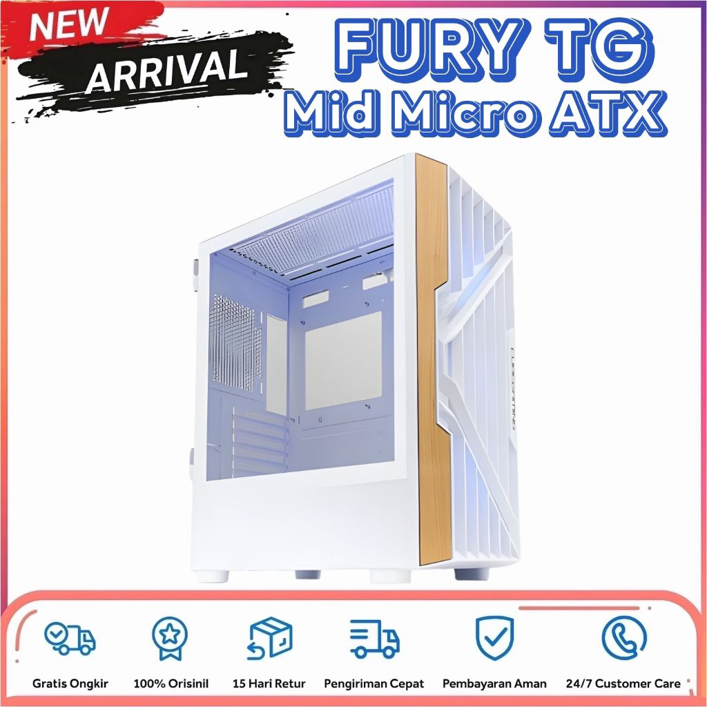 Jual CUBEGAMING FURY Panel USB 3.0 WOOD EXOTIC Mid Tower Micro ATX ...
