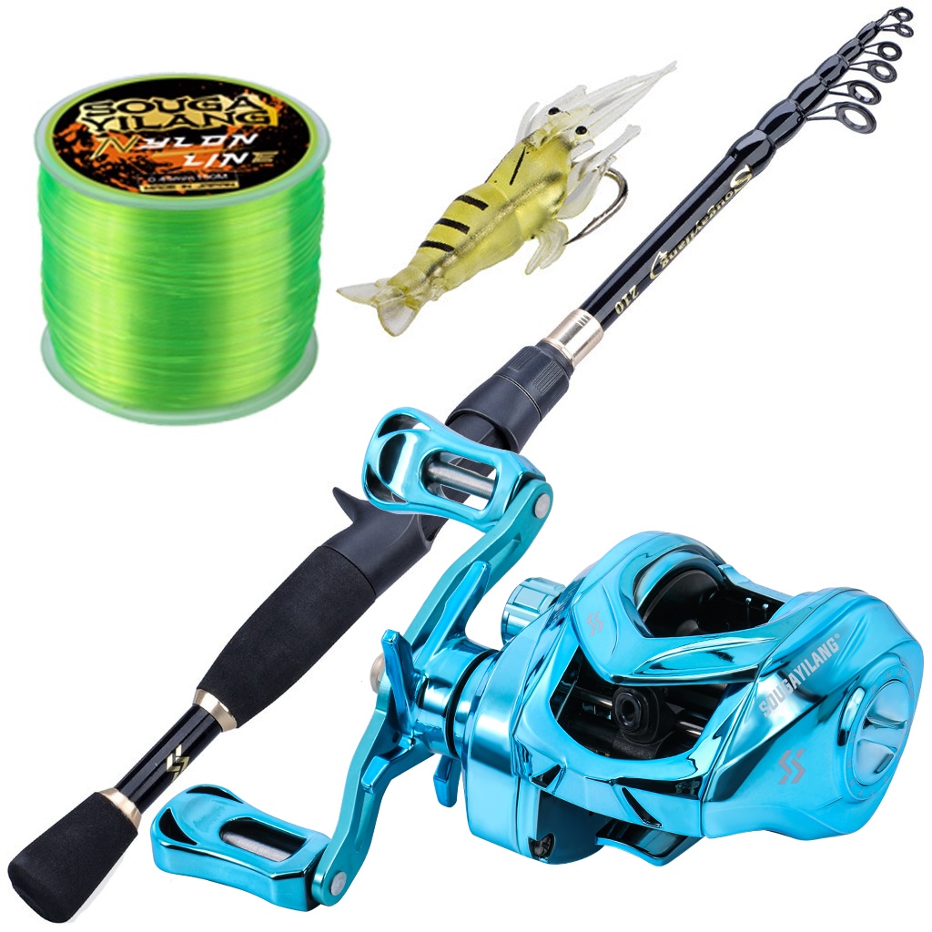 Jual Telescopic Joran Pancing Set Carbon Fiber Fishing Pole Reel ...