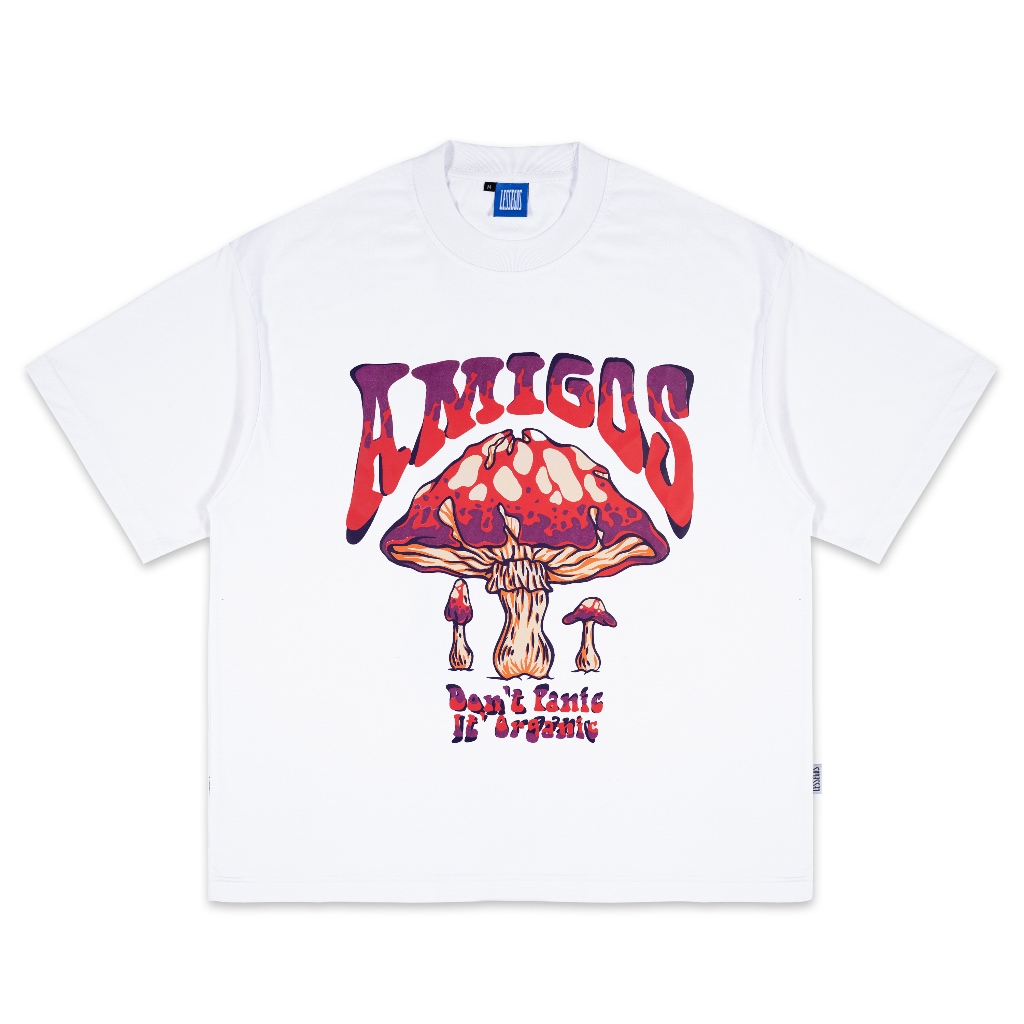 Jual Lessegos Tshirt Oversize Putih Dont Panic | Shopee Indonesia
