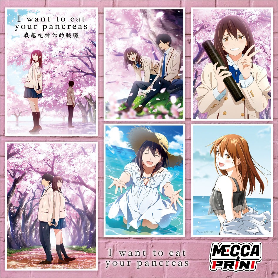 Jual Poster I WANT TO EAT YOUR PANCREAS - Poster Anime Ukuran A4 ...
