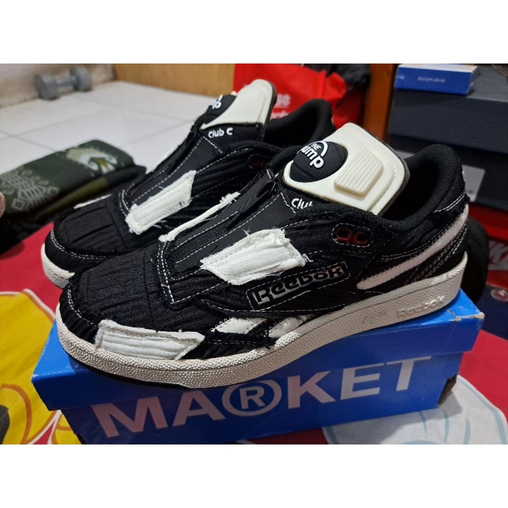 Jual sepatu Reebok club c85 pump edition x market bnib 100% original ...