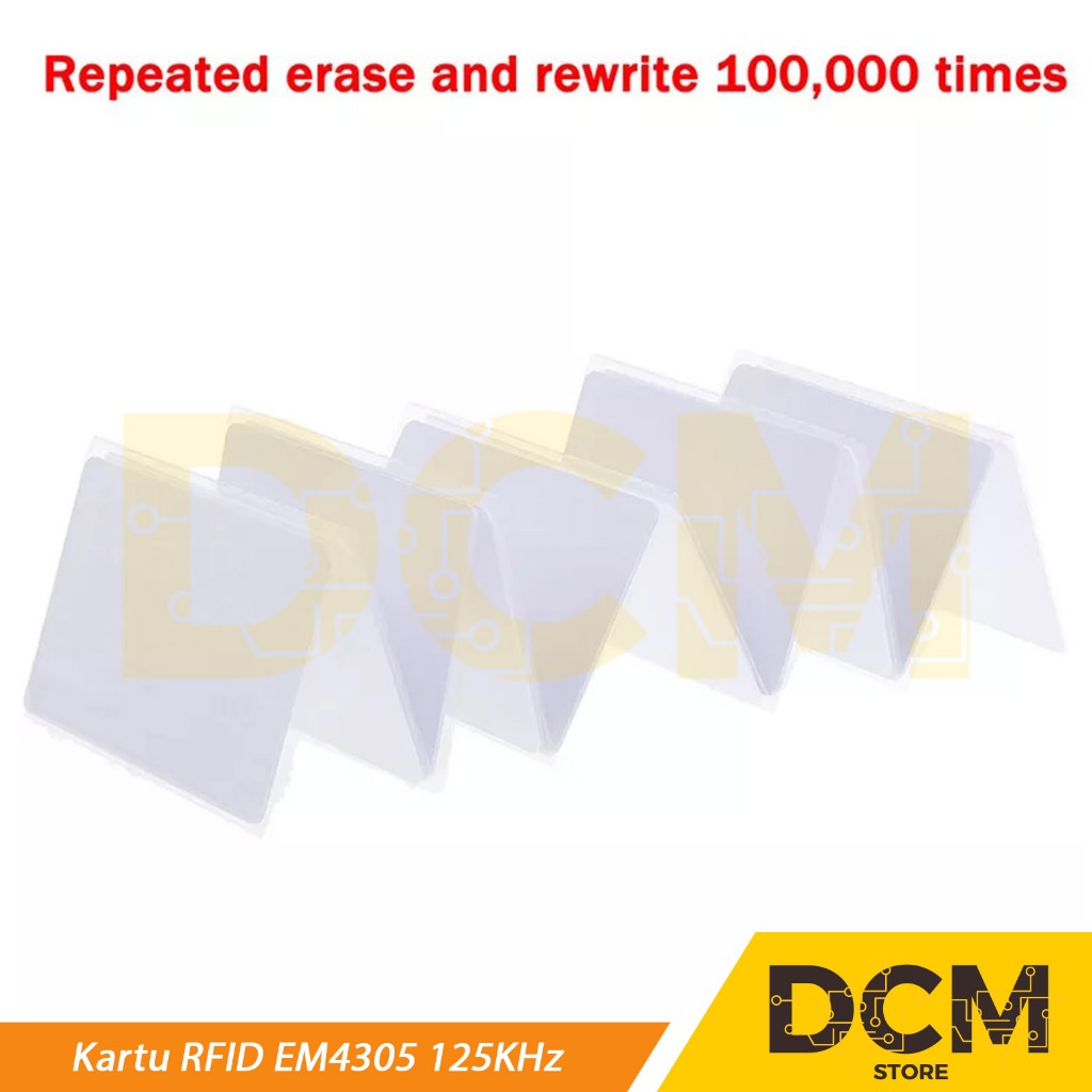 Jual Kartu RFID EM4305 125KHz Writeable Rewriteable | Shopee Indonesia