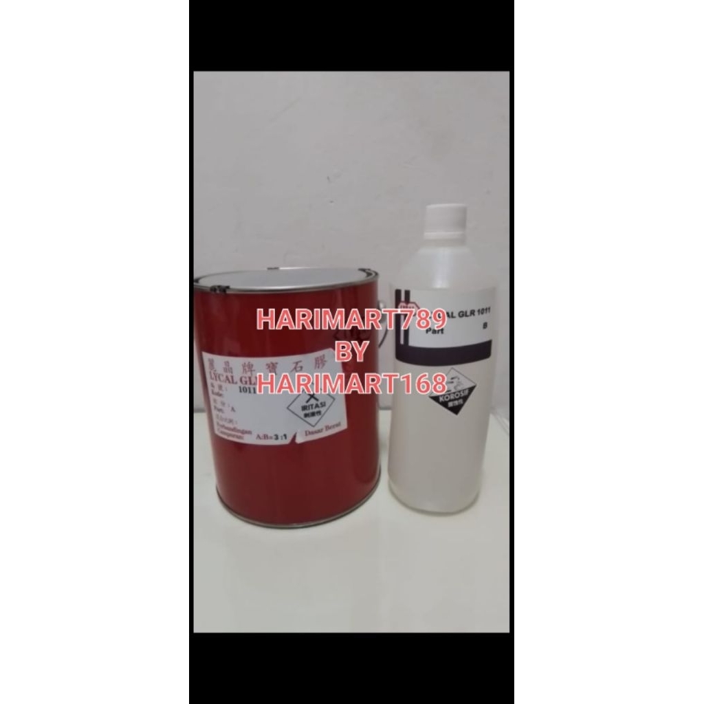 Jual resin lycal 1011 fibreglass 1 set plus katalis | Shopee Indonesia