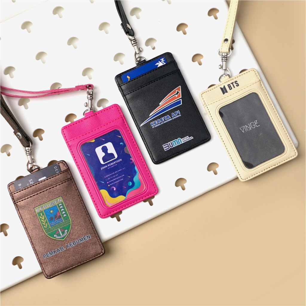 Jual VINGE SAGA - Lanyard Id Card Custom Nama print aesthetic tempat id ...