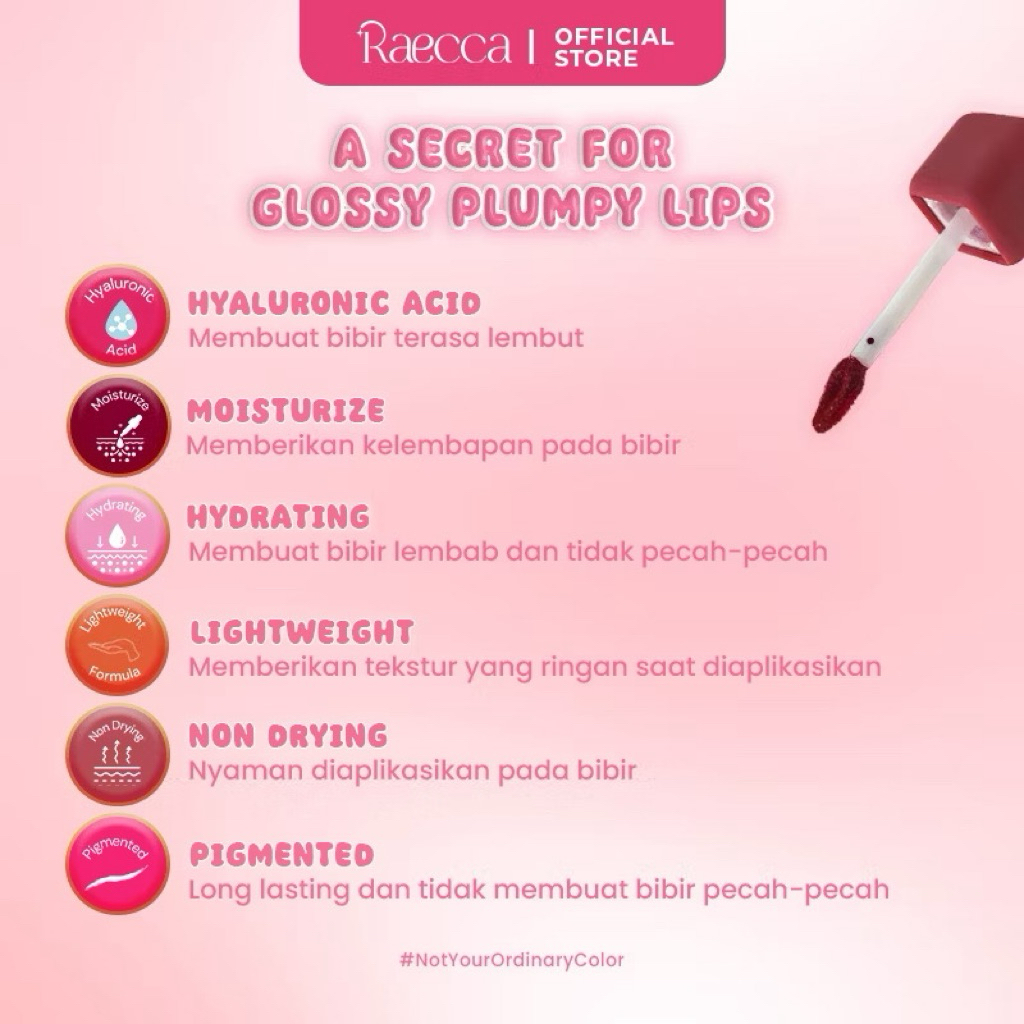 Jual Raecca Glow Up Tint - Lip Tint All Shade | Shopee Indonesia