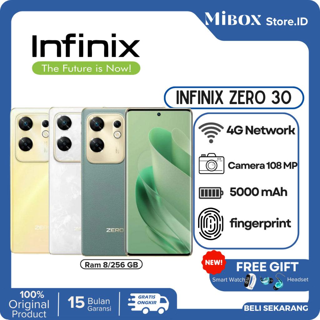 Jual Infinix Zero 30 4G | 5G RAM 12/256 / zero30 4G RAM 8/256 GARANSI ...