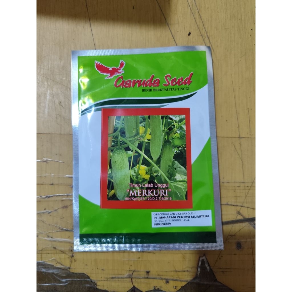 Bibit / Benih Timun Lalab Unggul MERKURI Garuda Seed, 20 Gram