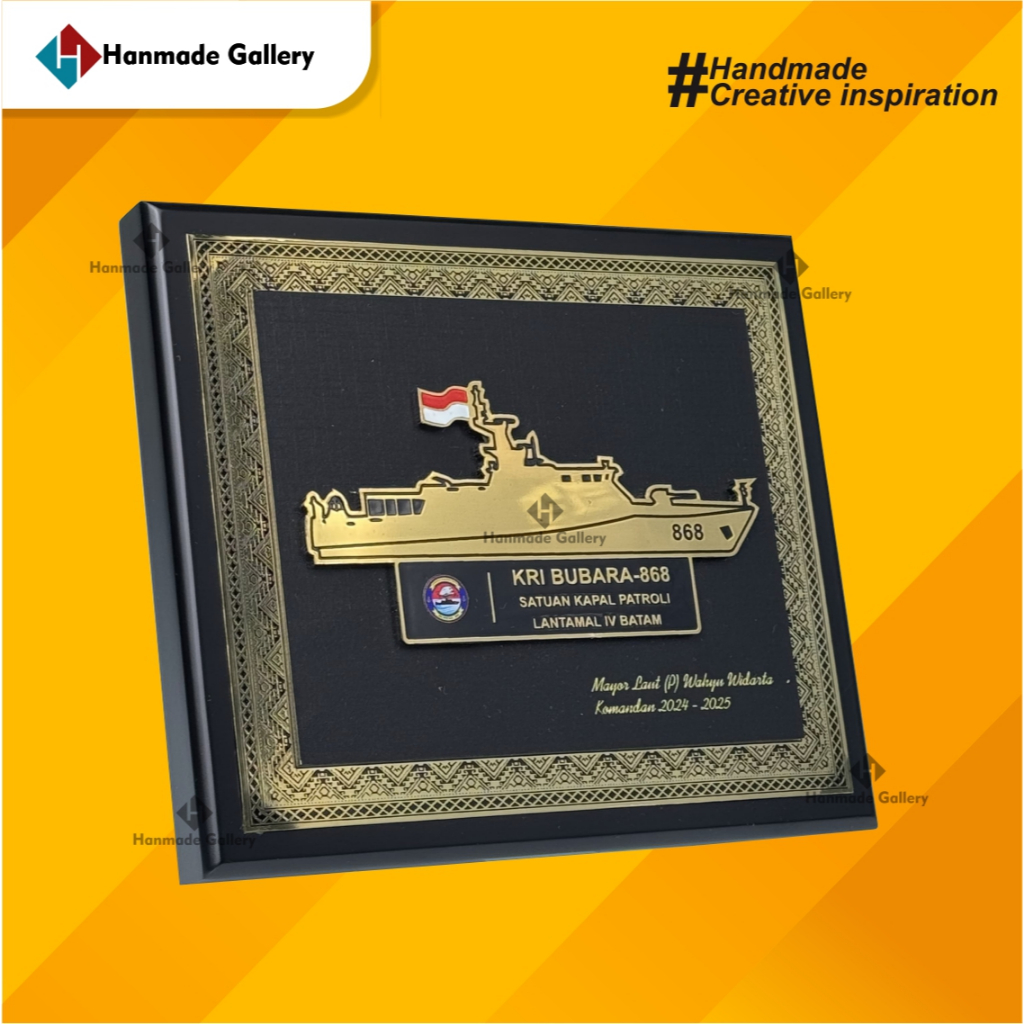 Jual PLAKAT SOUVENIR KAYU STANDAR KENANGAN KENANGAN KRI BUBARA BATAM ...