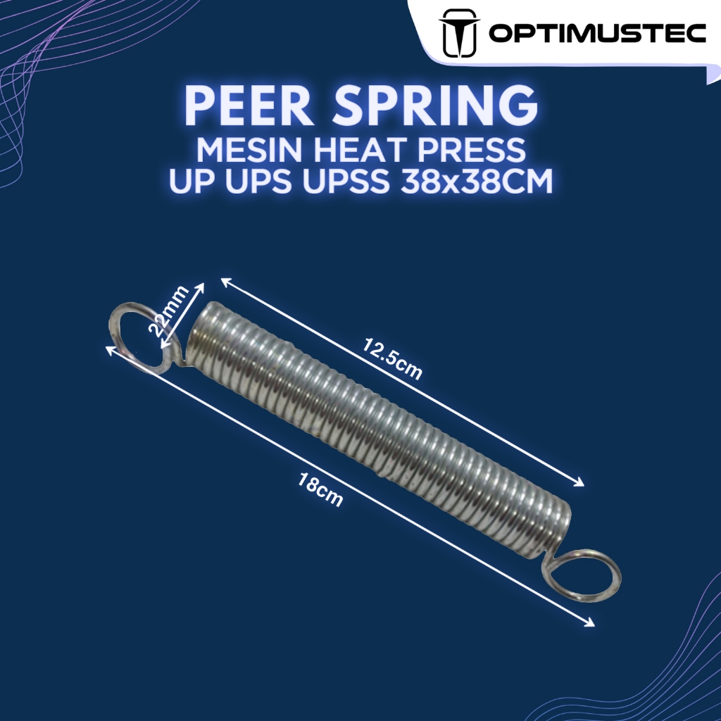 Jual OPTIMUSTEC PER SPRING ORI Mesin Sablon Press Kaos 38x38 / 40x60 ...