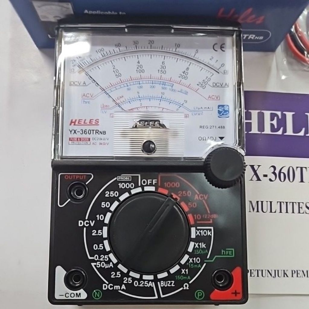Jual MULTIMETER ANALOG JARUM YX-360TRNB MULTITESTER AVOMETER MANUAL ...