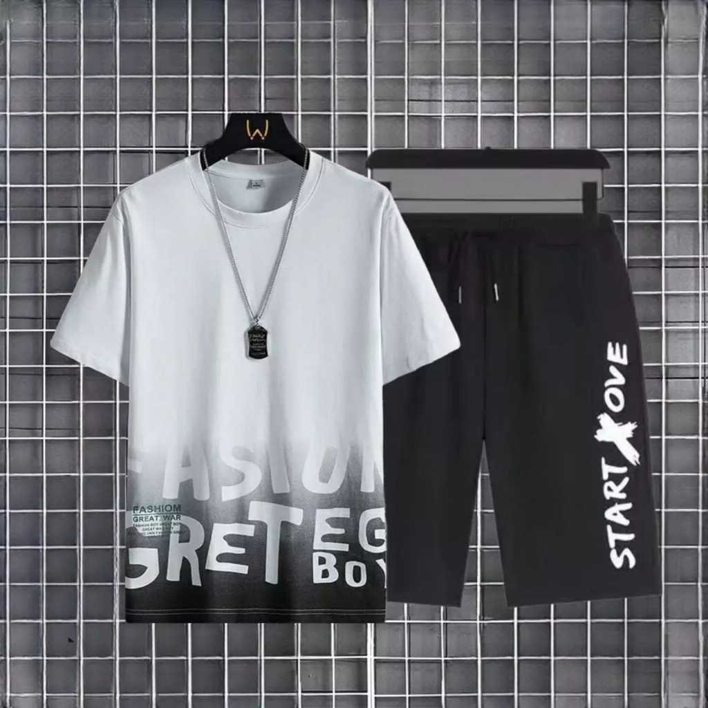 Jual CAMPELA.ID COD- SETELAN PRIA BAJU KAOS ATASAN CELPEN 1SET MURAH ...