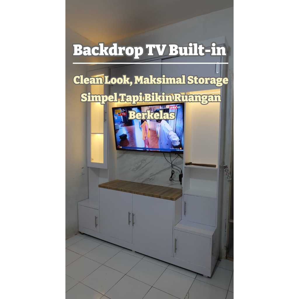 Jual BACKDROP TV MINIMALIS/LEMARI TV /RAK TV SLEDING?BACKDROP TV MODERN ...