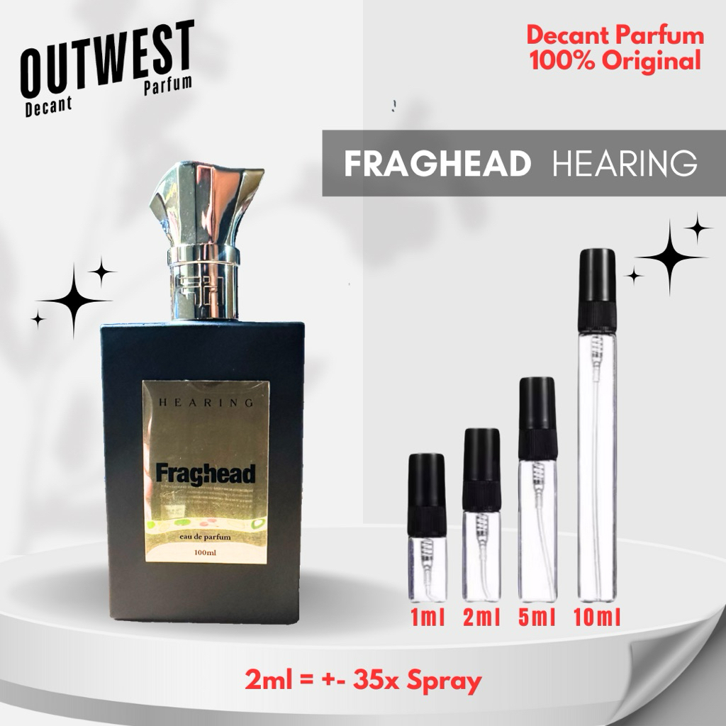Jual Decant Parfum Fraghead Hearing EDP for Unisex | Shopee Indonesia