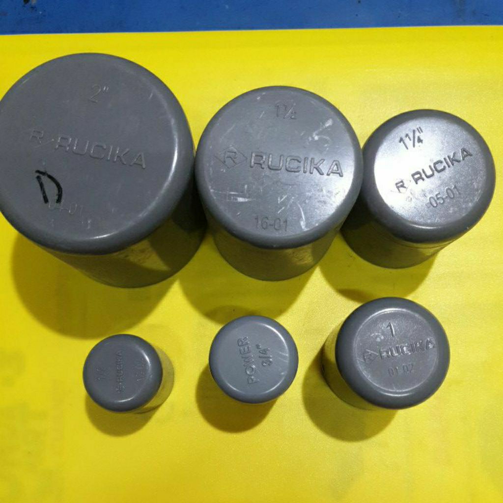 Jual Dop pipa 1/2, 3/4 ,1 ,1 1/4, 1 1/2 ,dan 2 inchi Rucika /Power ...