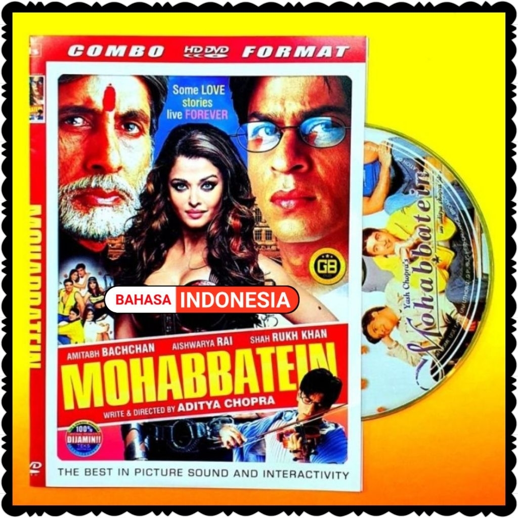 Jual KASET FILM MOHABBATEIN DUBBING BAHASA INDONESIAKASET FILM INDIA