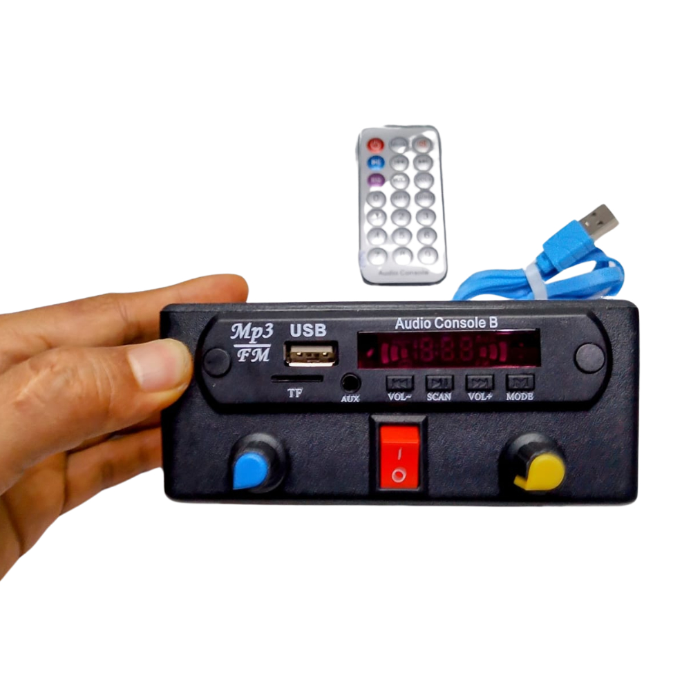 Jual Power amplifier 5 volt stereo lengkap MP3 player, BLUETOOTH, radio ...