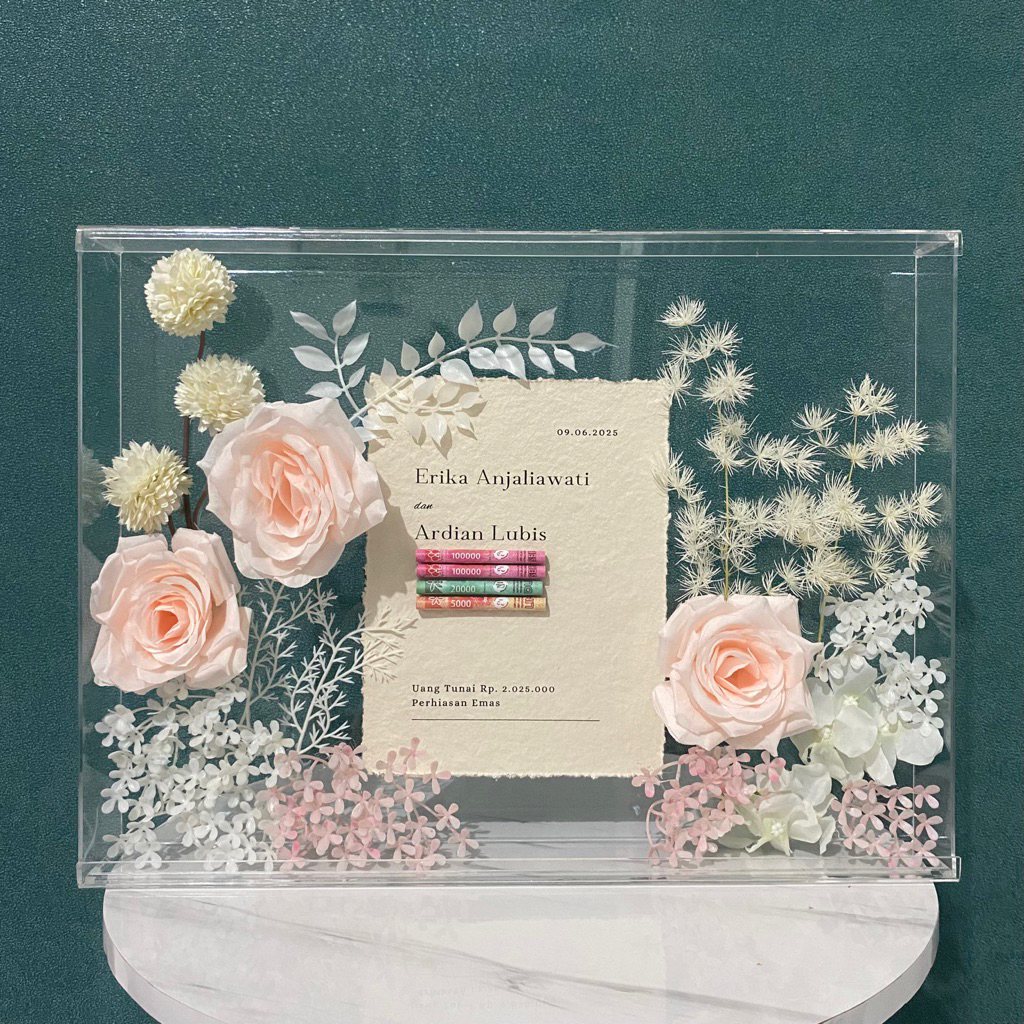 Jual Mahar Frame akrilic 30 x40 Cm series Rs Mahar nikah mahar murah ...