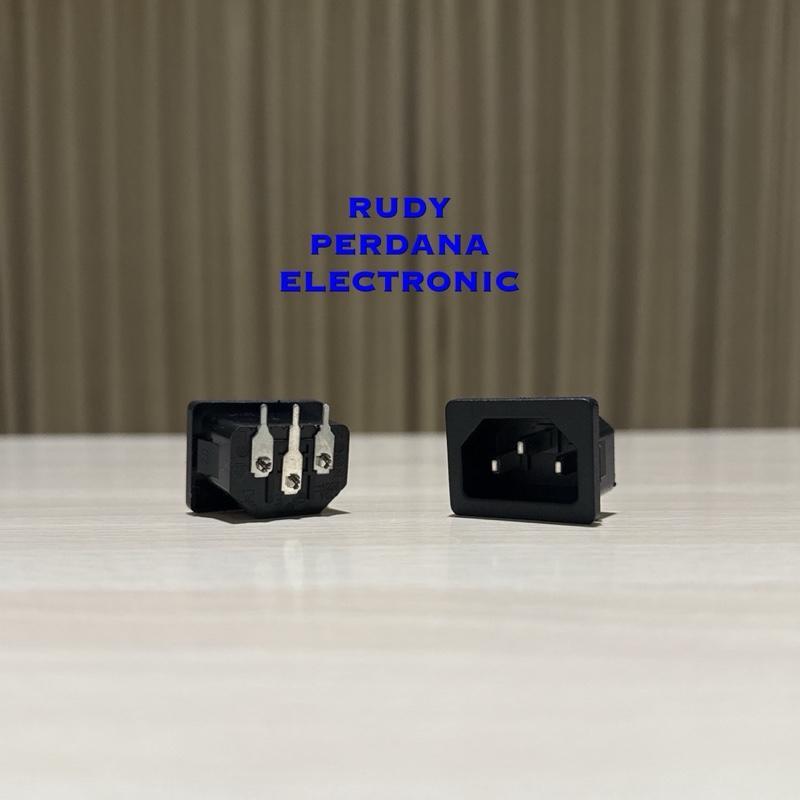 Jual SOCKET SOKET AC KOMPUTER MALE 3P 3 PIN COWO LAKI SASIS BODY BODI ...