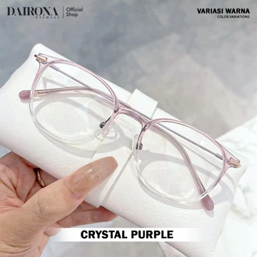 Dairona Eyewear Frame Kacamata Minus Photocromic Anti Blueray Anti Radiasi Bluecromic Kacamata