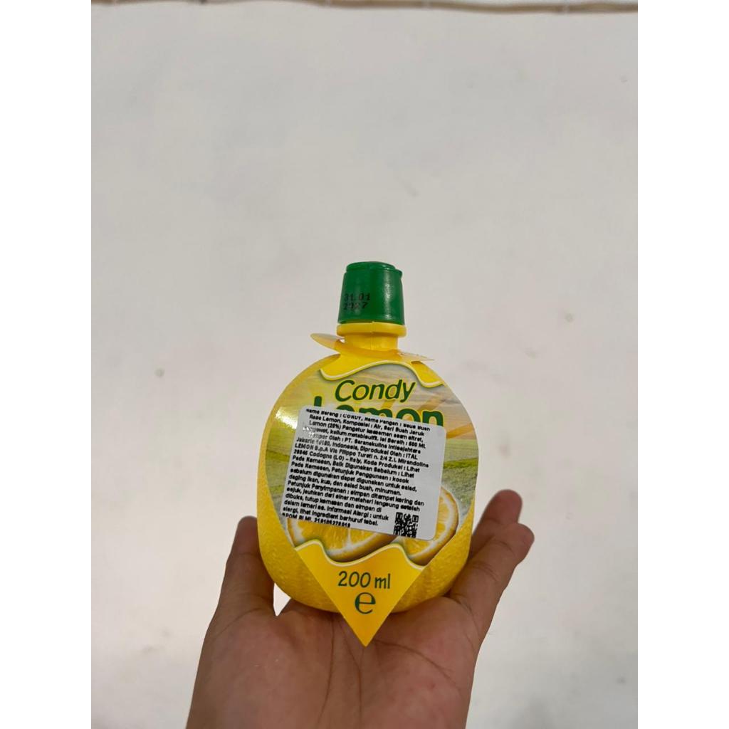 Jual Lemon Juice Condy / Jus Lemon Condy / Condy Lemon Juice - 200 ML ...