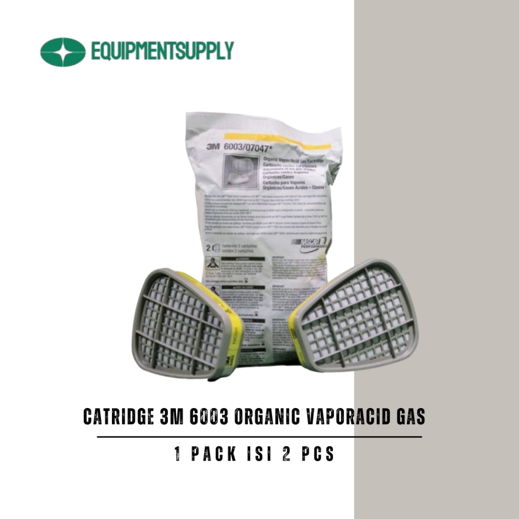 Jual 3M 6003 Organic VaporAcid Gas Catridge 1 Pack (isi 2 pcs) | Shopee ...