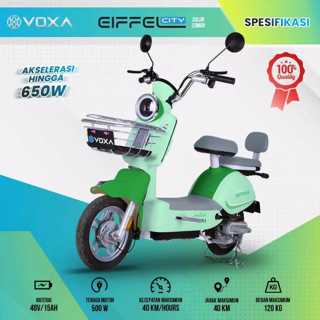 Duel VOXA Liberty 7 vs Eiffel 7: Sepeda Listrik Tahan Air, Bisa Cas HP, Garansi Rangka 10 Tahun!