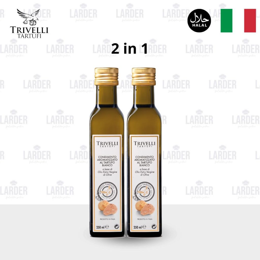 Jual TRIVELLI White Truffle Oil 250ml Minyak Truffle Putih 2 in 1 ...