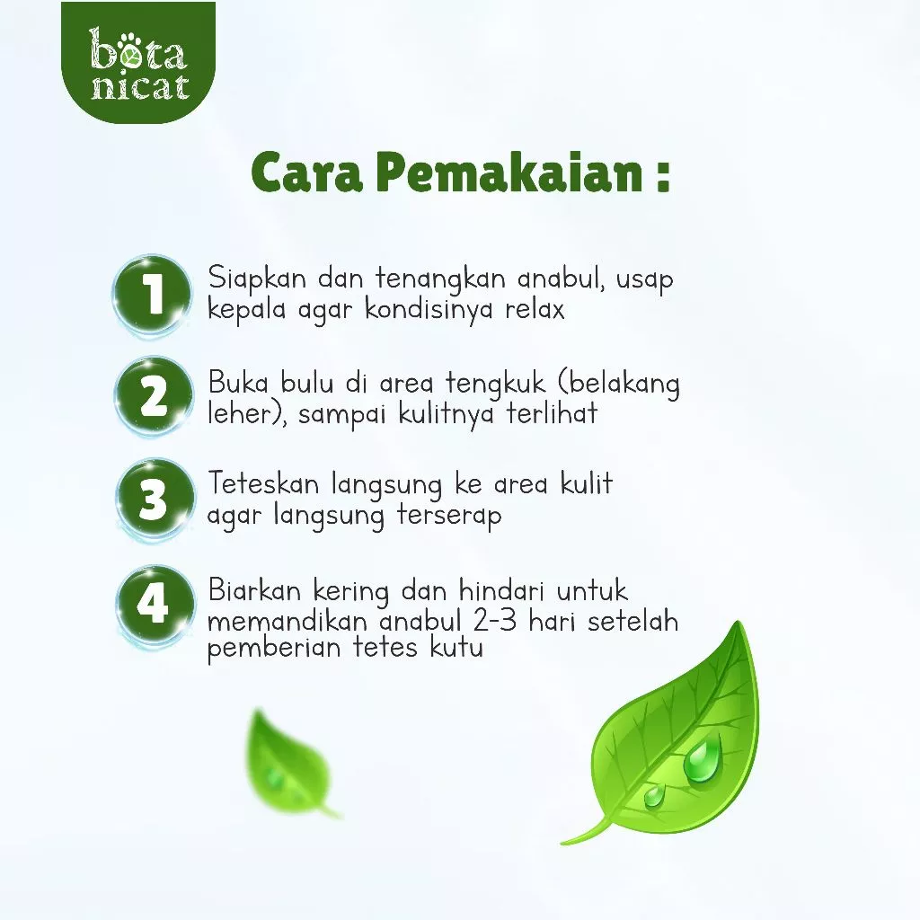 Botanicat Obat Tetes Kutu dan Tungau Kucing
