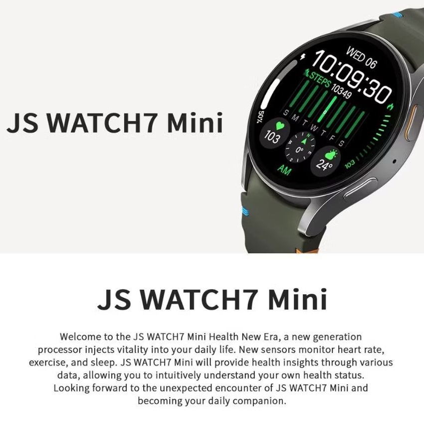Jual JS Watch 7 Mini 40mm (best mirror), AMOLED, AOD, NFC, Sport mode ...