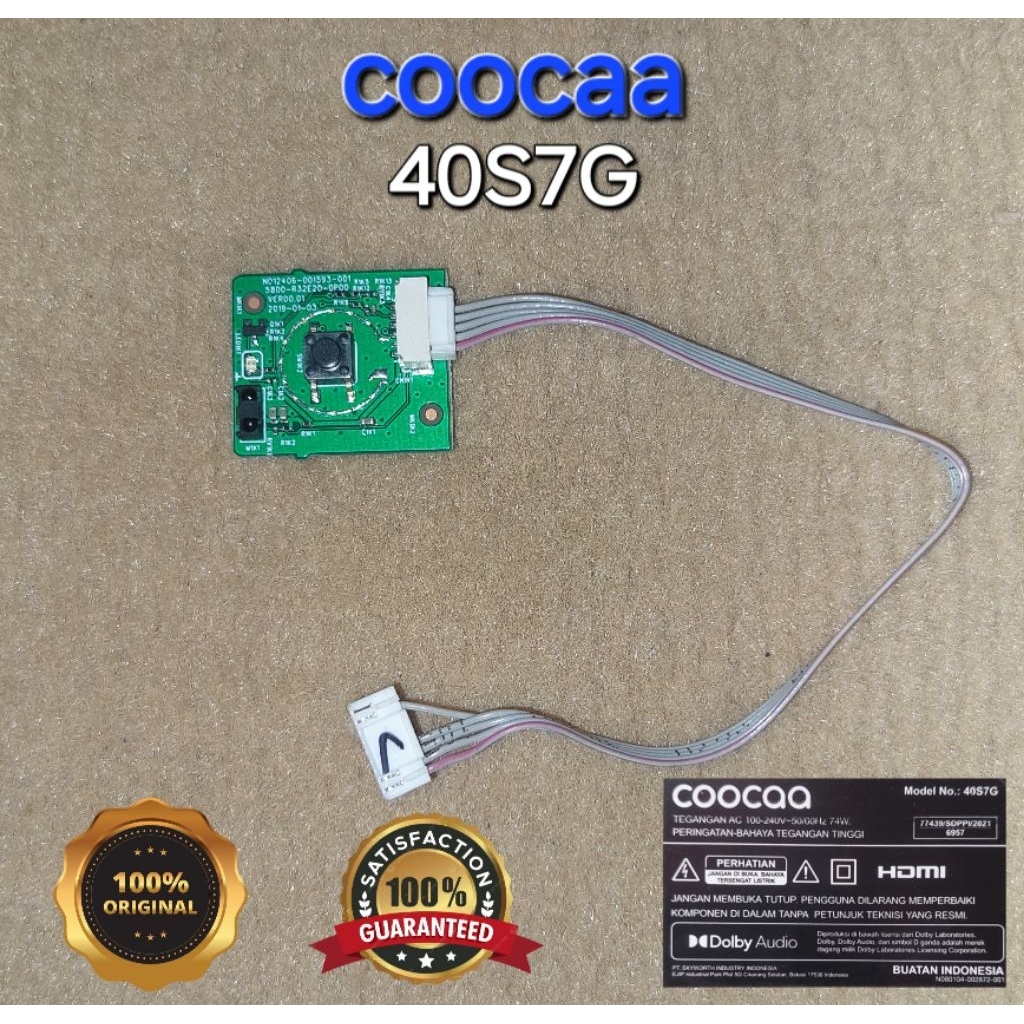 Jual SENSOR IR TOMBOL COOCAA 40S7G | Shopee Indonesia