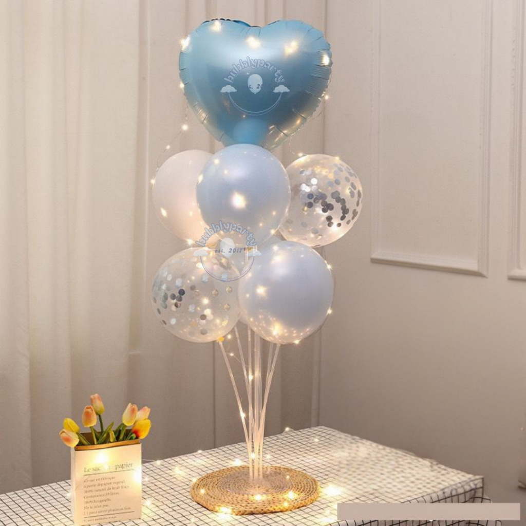 Paket Dekorasi Tiang Balon Love Standing Ulang Tahun