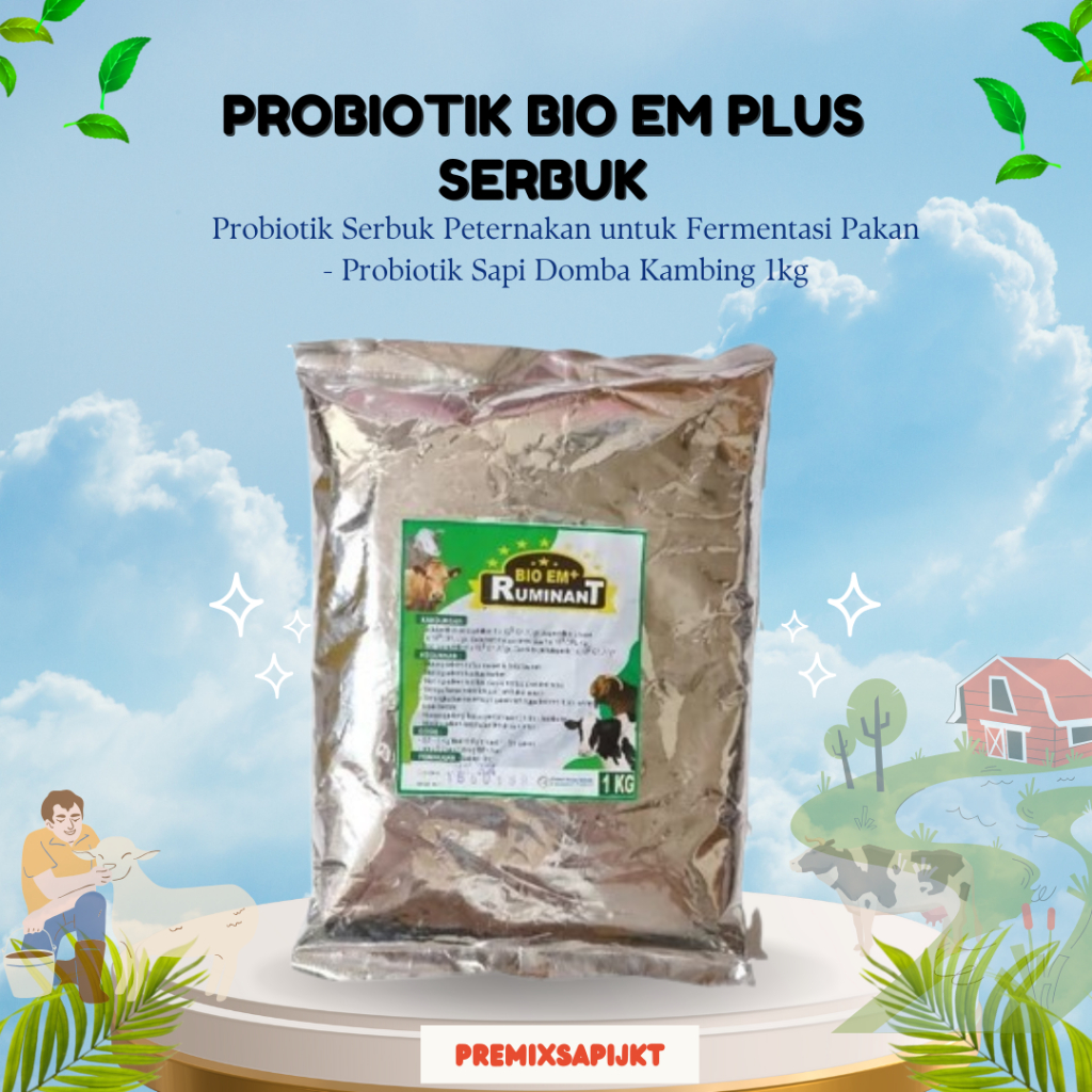 Jual NEW PROBIOTIK BIO EM PLUS SERBUK 1KG - Probiotik Serbuk Peternakan ...