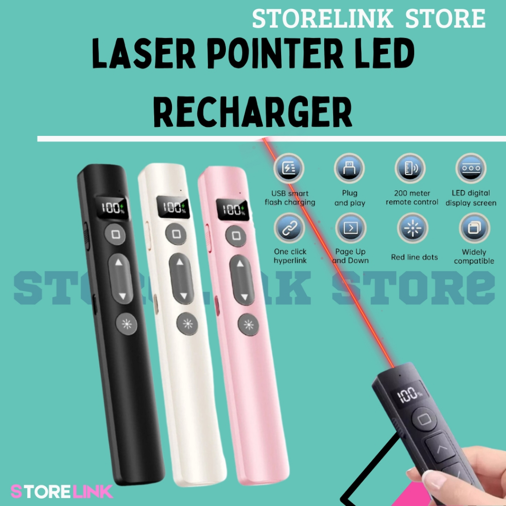 Jual Laser Pointer + Presenter Wireless USB Pen Laser Presentasi PPT ...
