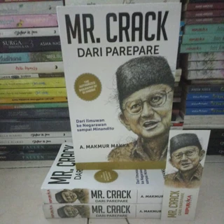 BUKU BIOGRAFI BACAAN MEMOAR TOKOH SEJARAH / MR.CRACK DARI PAREPARE / BESTSELLER / ORIGINAL