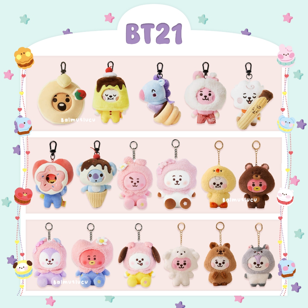 Jual BALMUTLUCU | BT21 Cooky Tata Chimmy Shooky RJ Koya Mini Doll ...