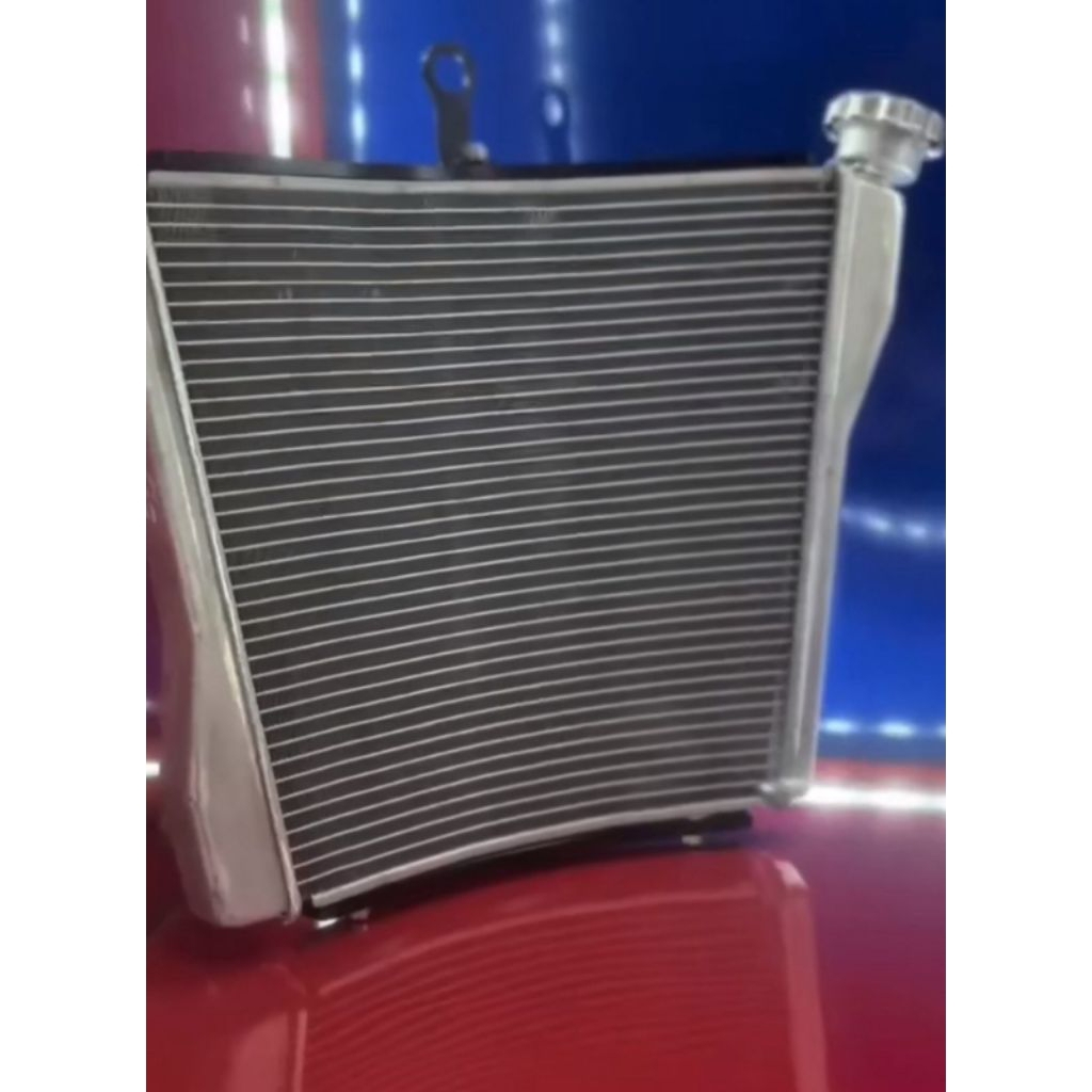 Jual RADIATOR CURVE V-SHAPE MOTOR UNIVERSAL 350ML & 500ML ORIGINAL 100% ...