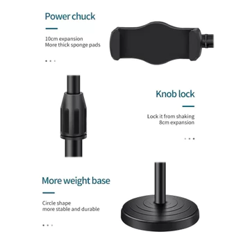 1 Set TRIPOD 28CM RINGLIGHT 2 HOLDER Paket Komplit Tripod Ringlight Lampu Live Tik Tok Lampu