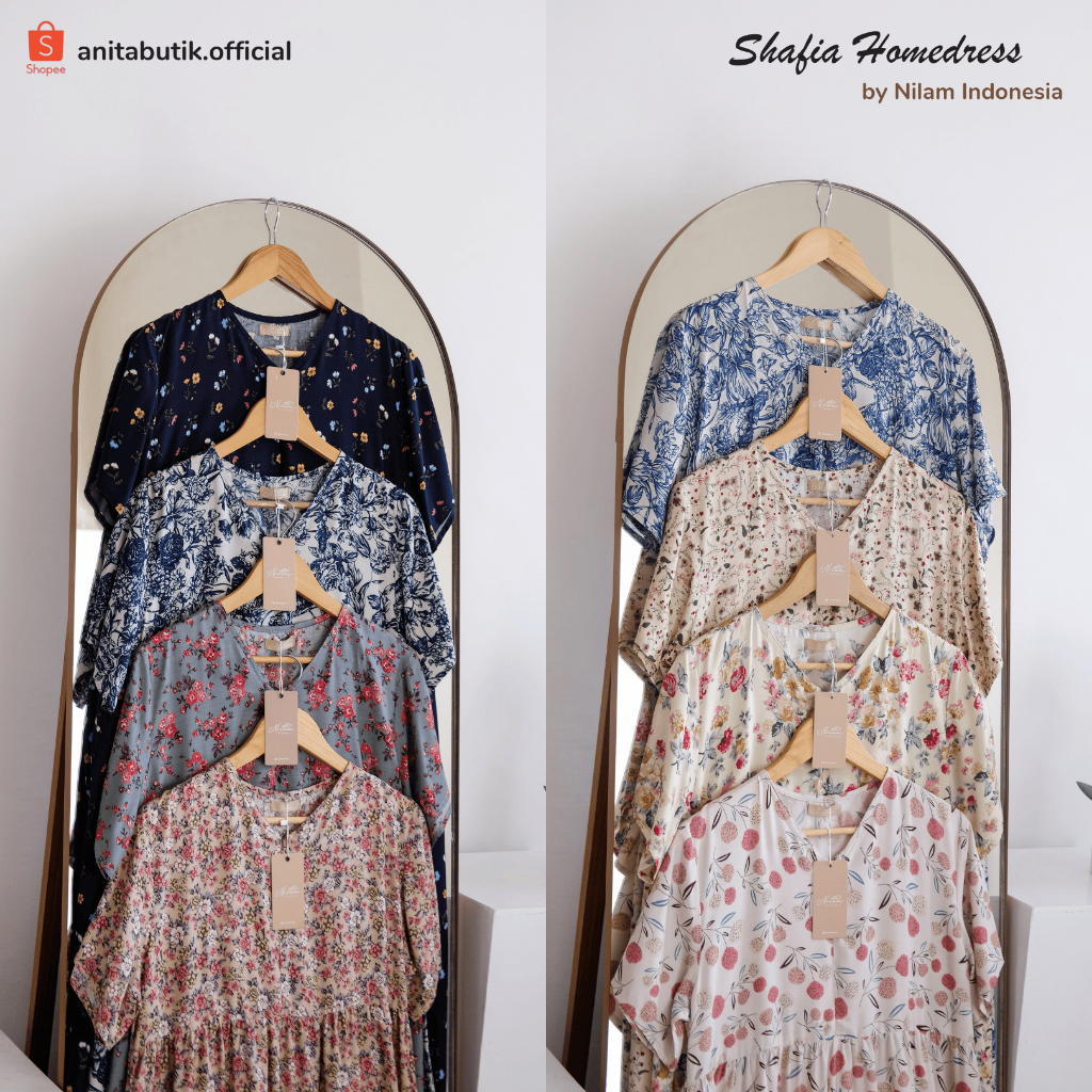 Jual RB Anita Butik Official - Daster Busui Shafia Homedress by Nilam ...