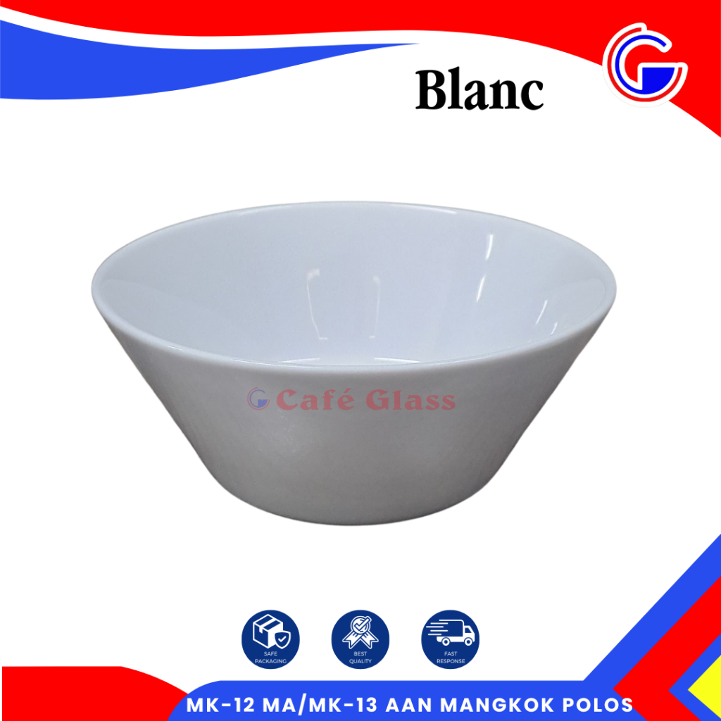 Mangkok Puding Tinggi - Mangkok Keramik Aesthetic - Mangkok Salad/Dessert - Mk-12 Mangkok Polos