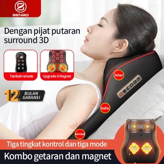 Benbo Bantal Pijat Elektrik Multifungsi Pijat Bahu Leher Punggung COD
