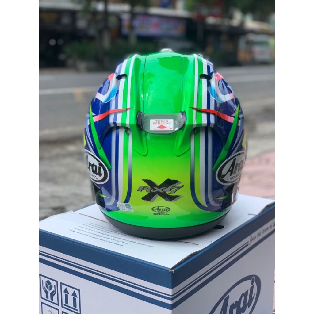 Helmet 7x nakano green アライ rx-7x Arai バイクヘルメット グリーン