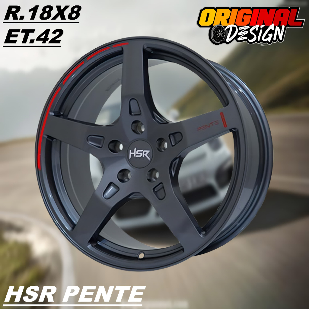 Jual Pelek Mobil ZENIX, XPANDER, CRETA, Ring 18 Palang 5 HSR PENTE R18 ...