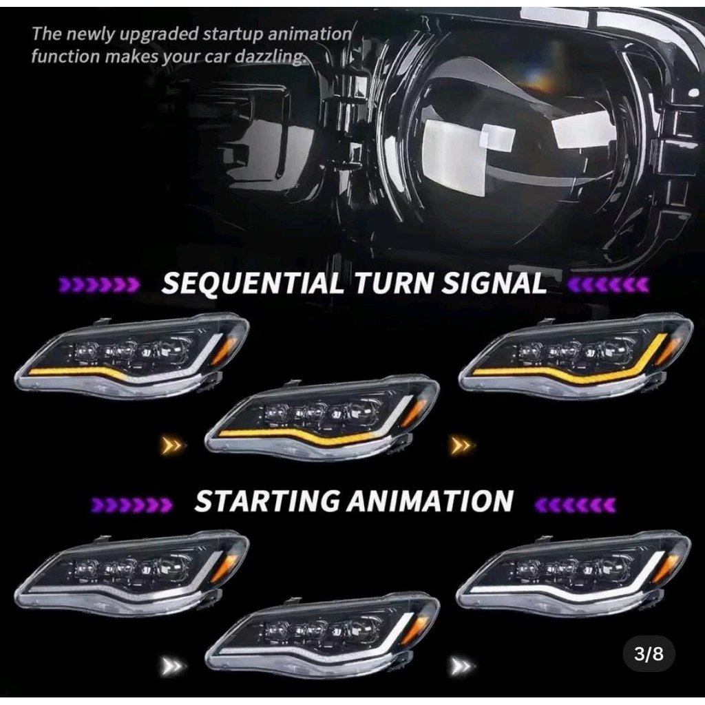Jual Headlamp Head Lamp Honda Civic FD2 2006-2011 Headlight Projector ...